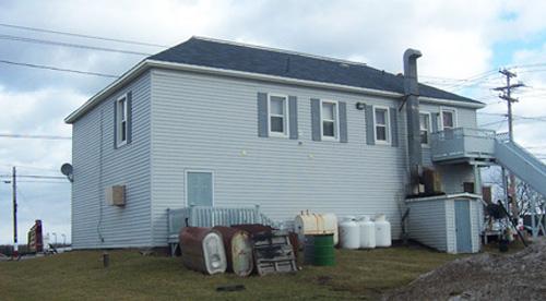 Hotel Duguay/LeBlanc - Rear (south) view; Village of Cap-Pelé