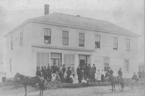 Hotel Duguay/LeBlanc - circa 1900; Centre for Acadian Studies