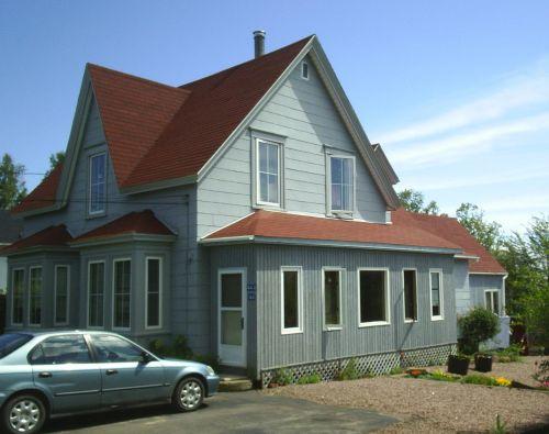 Captain Wilson Estabrooks House - Side View - Enclosed entrance porch; Town of Sackville