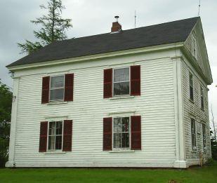 W. Albert Smith House - Side of the house on Church Street; Town of Sackville
