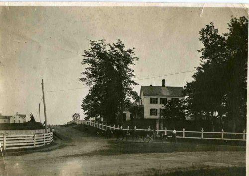 Ronald Campbell House,  1912 - Fences surround the House; Campbell Family Estate