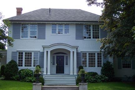 18 Hampton Road - Photo of front façade taken in June 2006.; Rothesay Living Museum