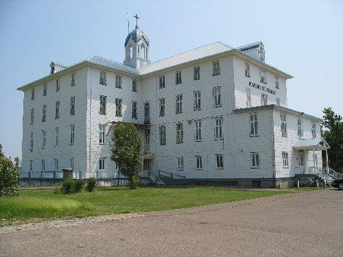 Photo of the front and side; Town of Tracadie-Sheila