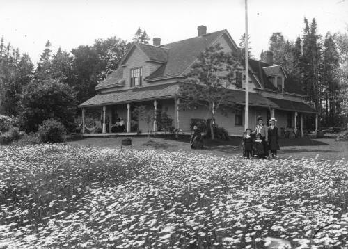 Showing the original home in the early 1900s; PEI PARO Accession # 3466/HF 70.1778.3.3.7