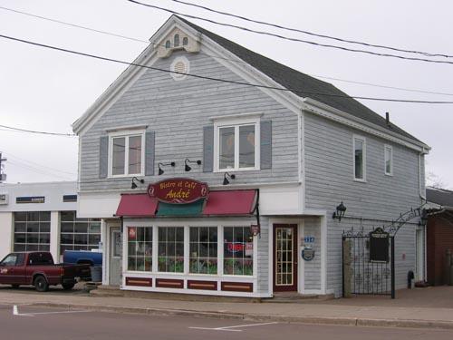 view of the front façade; Town of Shediac