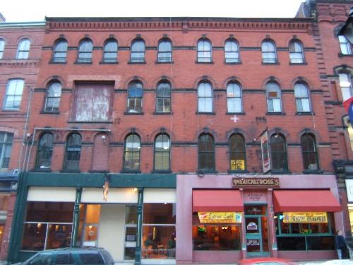 This photograph shows the full view of the facade, 2004; City of Saint John