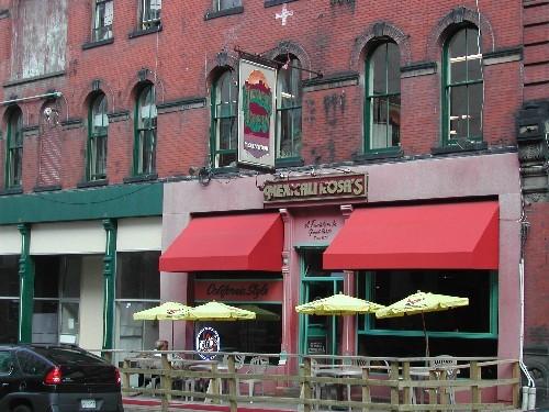 This photograph shows the southern storefront, 2004; City of Saint John