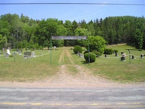 Bard John MacLean Cemetery main entrance, Glen Bard, Nova Scotia, 2005.

; Heritage Division, NS Dept. of Tourism, Culture and Heritage, 2005.