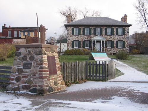 General view of the Ermatinger House, showing the façade, 2006.; Parks Canada Agency/ Agence Parcs Canada, 2006.