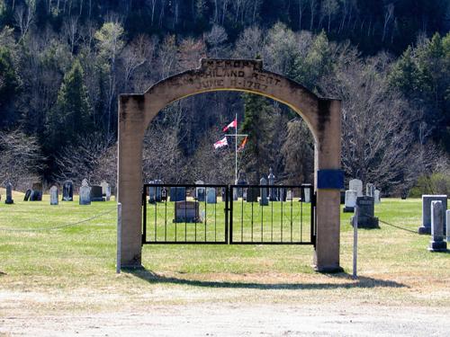 42nd Highland Memorial Cemetery - front entrance - 2006; Province of New Brunswick