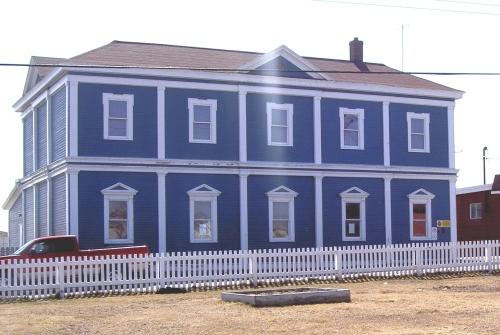 View of Fidelity Masonic Lodge #5, Grand Bank, NL as seen from Frazer Park. Photo taken April 2007. ; HFNL/Robert Parsons 2007