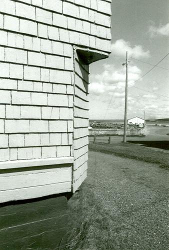 Corner cut from house by Captain John Thornhill to allow for passage of his car around The Thorndyke.; HFNL 2007