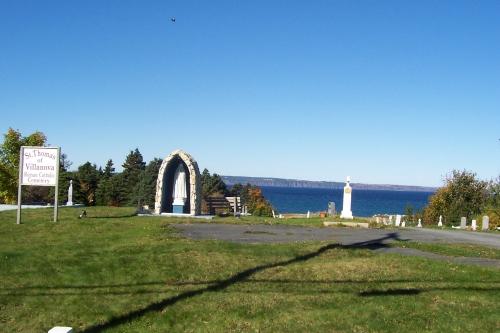  View at entrance St. Thomas of Villa Nova Cemetery, 2696 Tosail Road, Topsail, Conception Bay South, Photo taken August 2006; Kim Barnes, Town of Conception Bay South, 2007