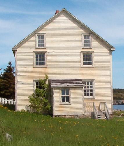 Exterior photo view of Robert Tilley House showing front, Elliston, NL, 2007/06/16; L Maynard, HFNL 2007