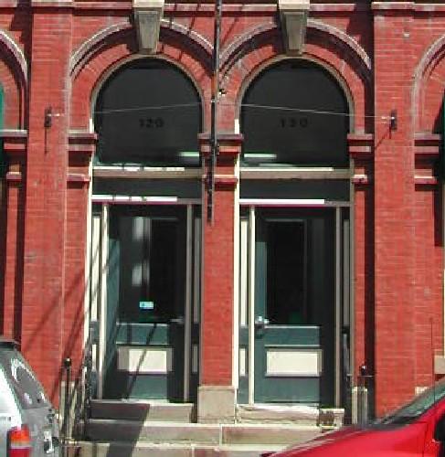 This photograph shows the Roman arch entranceways, 2005; City of Saint John