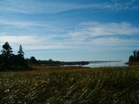 View of Shelburne Harbour from the Ryer-Davis House, Shelburne, Nova Scotia, 2005.
; Heritage Division, NS Dept. of Tourism, Culture and Heritage, 2005.