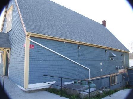 East elevation, Heritage Hall, Shelburne, Nova Scotia, 2007.
; Heritage Division, NS Dept. of Tourism, Culture and Heritage, 2007.