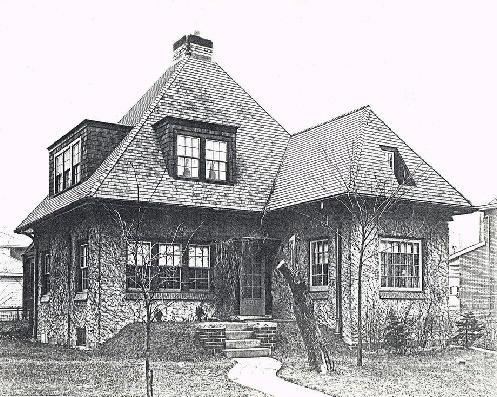 The Masson-Deck House has undergone few changes since it 1924 construction.; City of Windsor Collection