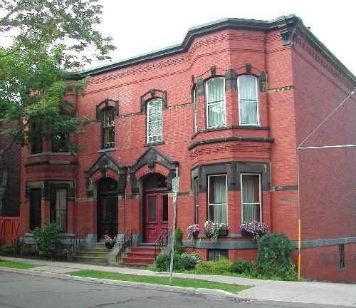 This photograph is a contextual view of the building on Germain Street, 2005.; City of Saint John