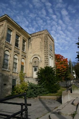 Exterior, Original 1860 Building; Susan Schappert, City of Peterborough 2005