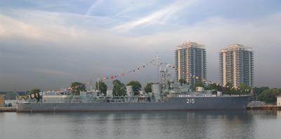 General view of the HMCS Haida National Historic Site of Canada; Parks Canada Agency/ Agence Parcs Canada