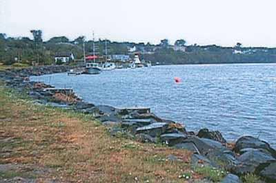 General view of the Beaubears Island Shipbuilding National Historic Site of Canada, 2001.; Parks Canada Agency / Agence Parc Canada, 2001.
