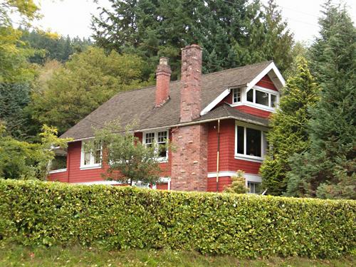 Exterior view of the Miller Residence; City of Port Moody, 2004