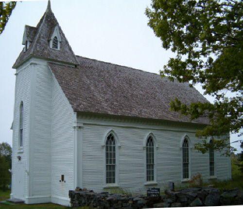 Front and north elevation, Argyle Historic Church, Argyle, Nova Scotia, 2004.; Heritage Division, NS Dept. of Tourism, Culture and Heritage, 2004.