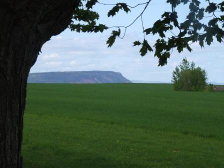 View of Minas Basin from Sanford Barn, North Medford, Nova Scotia, 2007.
; Heritage Division, NS Dept. of Tourism, Culture and Heritage, 2007.