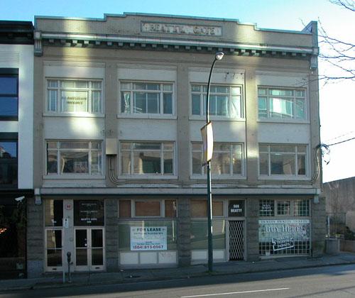 Exterior view of 564 Beatty Street; City of Vancouver, 2004