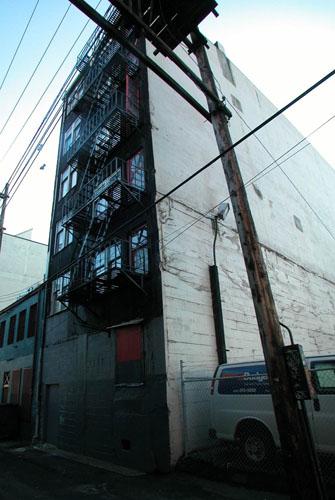 Exterior view of the Arco Hotel; City of Vancouver, 2004