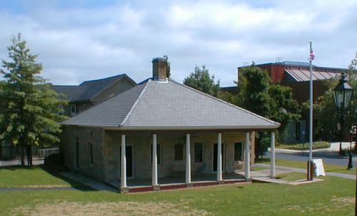 Guard House - Front façade; Province of New Brunswick