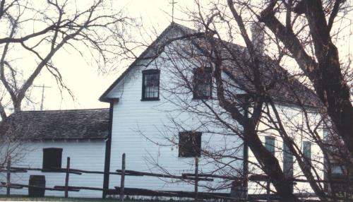 Photo of the Riel House National Historic Site of Canada, 1995.; Parks Canada Agency/Agence Parcs Canada, 1995.