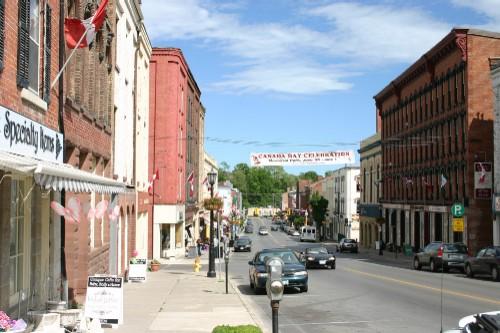 Downtown Port Hope, looking east; Susan Schappert, 2007