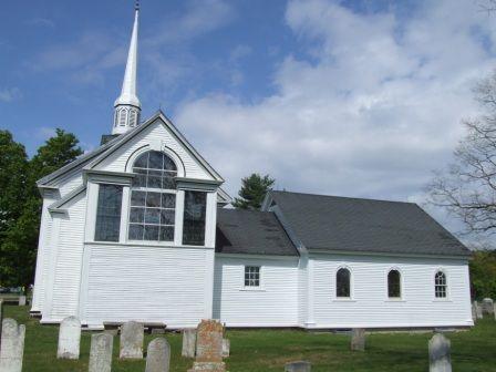 Rear elevation, St. Mary's Anglican Church, Auburn, Nova Scotia, 2007.
; Heritage Division, NS Dept. of Tourism, Culture and Heritage, 2007.