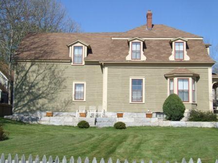 West elevation, Rippin House, Shelburne, Nova Scotia, 2007.
; Heritage Division, NS Dept. of Tourism, Culture and Heritage, 2007