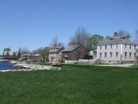 Dock Street streetscape, Shelburne, Nova Scotia, 2007. Peter Guyon House is the first on the far right hand side of the photograph.; Heritage Division, NS Dept. of Tourism, Culture and Heritage, 2007