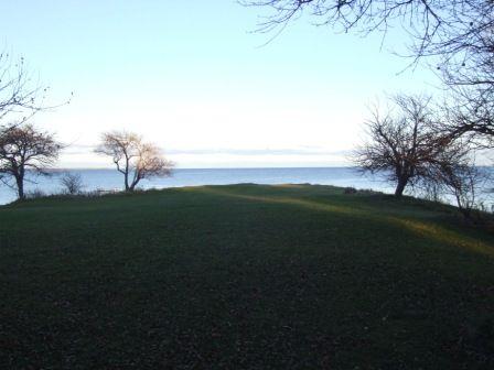 View from headland over the Northumberland Strait, Tidnish Dock Provincial Park, Tidnish, Nova Scotia, 2006.
; Heritage Division, NS Dept. of Tourism, Culture and Heritage, 2006.