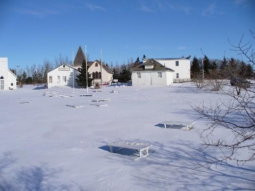 View of the east portion of the museum.; Mike Fedyk, 2007.