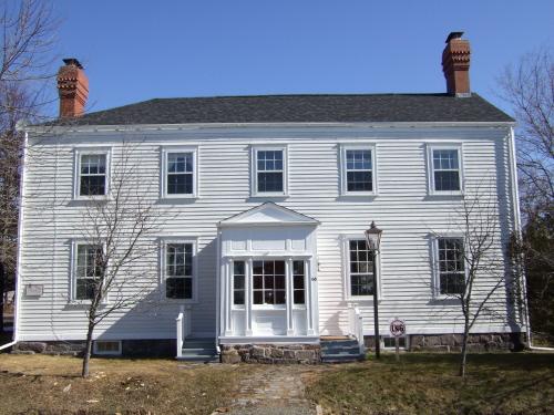 This photograph illustrates the 5 bay symmetrical façade, 2007; Town of St. Andrews