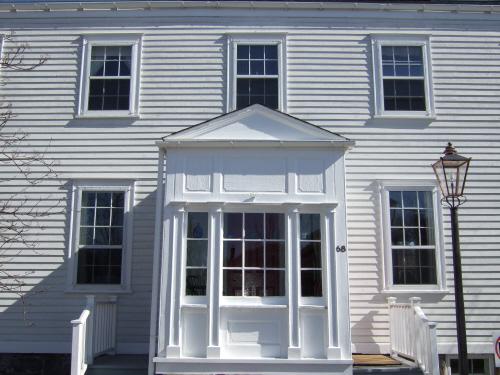 This photograph illustrates the entrance and the central bays, 2007; Town of St. Andrews
