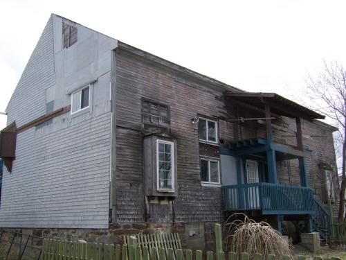 This photograph shows the old church building attached to the rear of the superstructure, 2007; Town of St. Andrews
