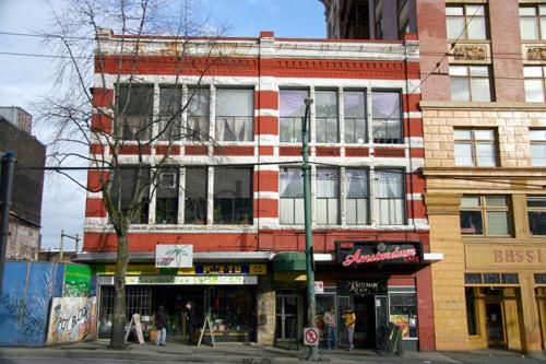 Exterior view of the First Rogers Block; City of Vancouver, 2005