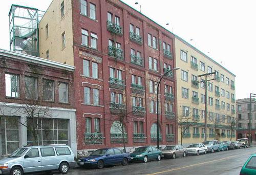 Exterior view of 118 Alexander Street; City of Vancouver 2004