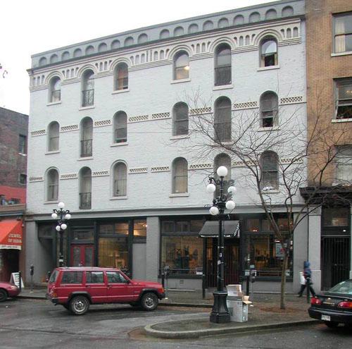 Exterior view of the Europe Hotel Annex; City of Vancouver, 2004
