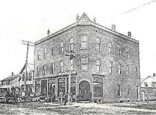 A neighbourhood landmark and the only three-storey commercial building in historic Sandwich.; City of Windsor files