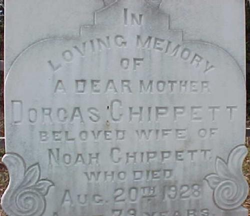 Headstone detail, Old Methodist Cemetery, Leading Tickles, 2007; Town of Leading Tickles, 2007
