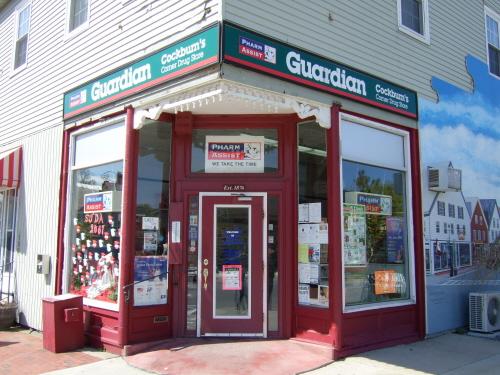 This photograph shows the practical corner entrance to the building, 2007; Town of St. Andrews