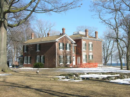 View showing the 'Store' and 'Big House'; OHT, 2005