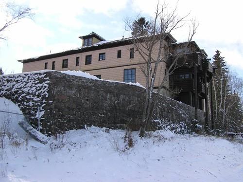 Exterior showing context and rear elevator addition; OHT, 2006